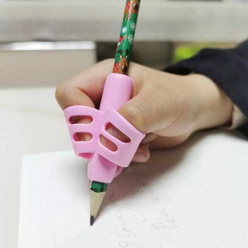 3Pcs Creative Two Finger Pencil Grips, Fingers Silicone Pen Holder For Students, Child Cute Writing Correction Stationery, Student Stationery Teaching Equipment 3Pcs Creative Two Finger Pencil Grips, Fingers Silicone Pen Holder For Students, Child Cute Writing Correction Stationery, Student Stationery Teaching Equipment